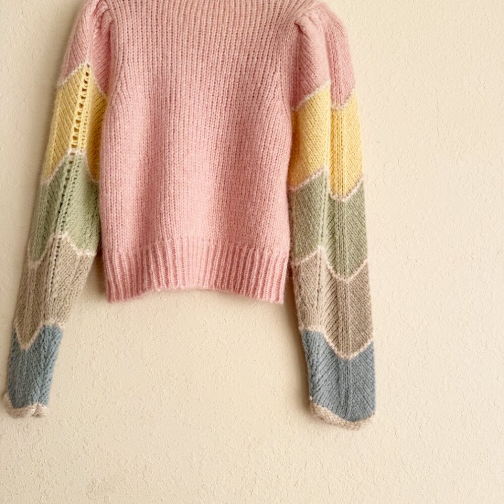 Loveshackfancy Aspyn Aplaca Pullover Sweater Size… - image 7